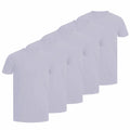 Kit 5 Camiseta Manga Curta em 100% Algodão ZAROC