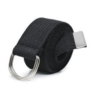 Kit 2 Cinto Masculino Lona Gorgurão Fivela Meia Argola Alta Qualidade Plus Size