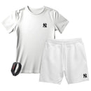 Kit Camiseta Masculina e Short Moletinho Várias Cores + Brinde